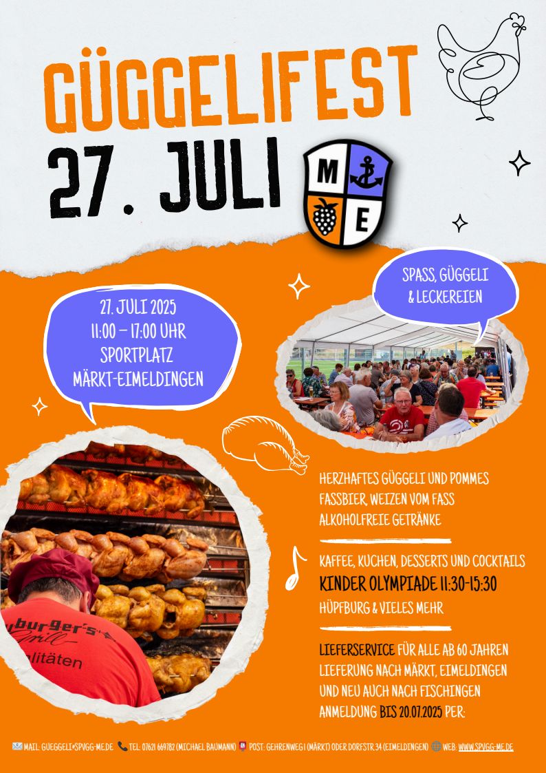 Güggelifest 2025 Flyer