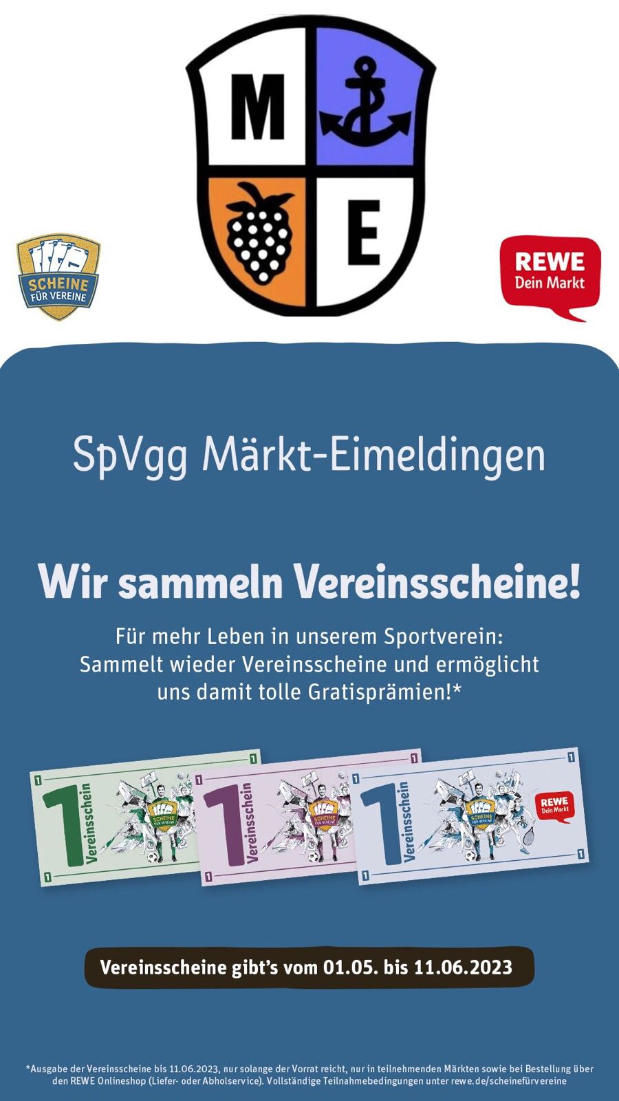 Scheine für die SpVgg