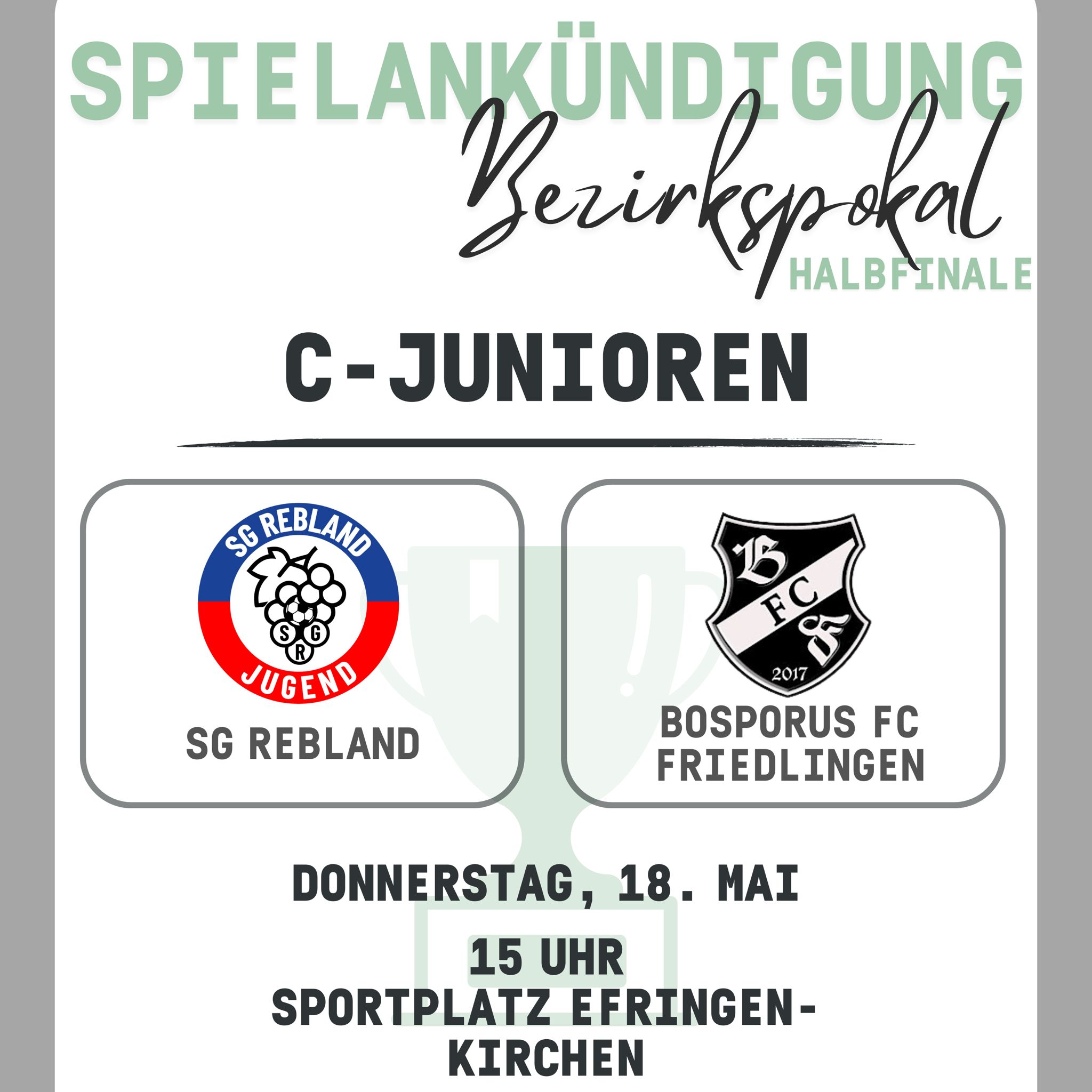 C-Jugend Bezirkspokal Halbfinale
