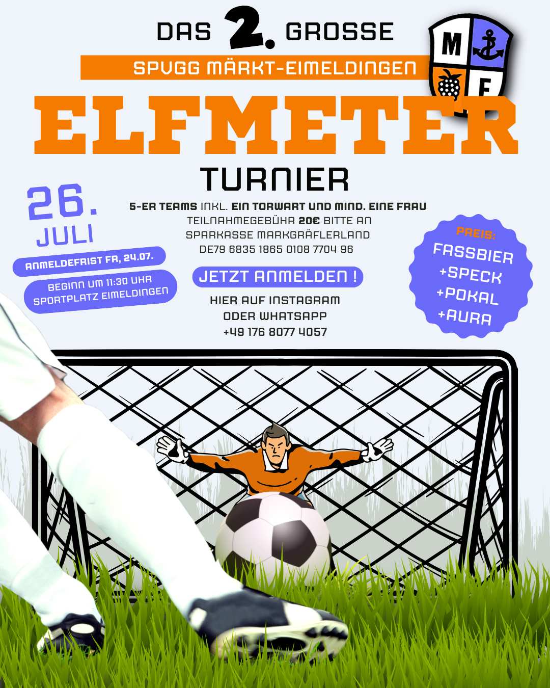 Elfmeterturnier Märkt-Eimeldingen 2026