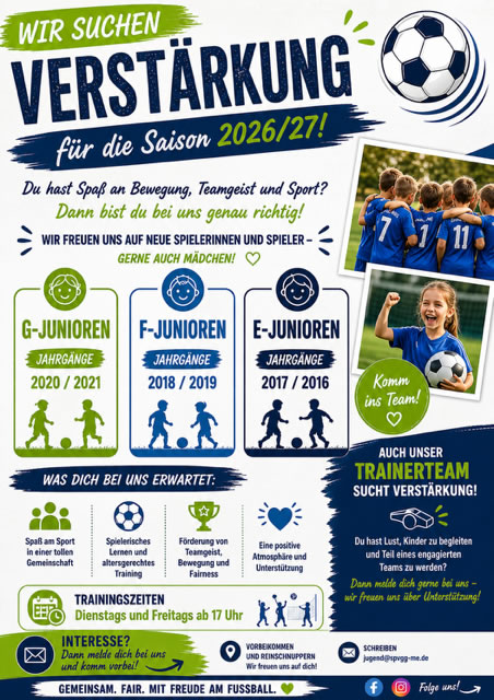 Jugendfußballer gesucht